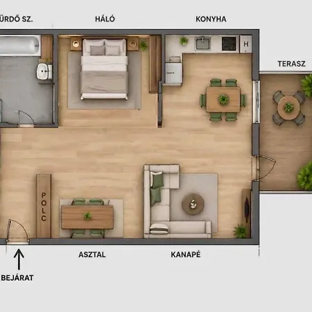 Appartement Orangehomes One Bedroom Modern In The Center *